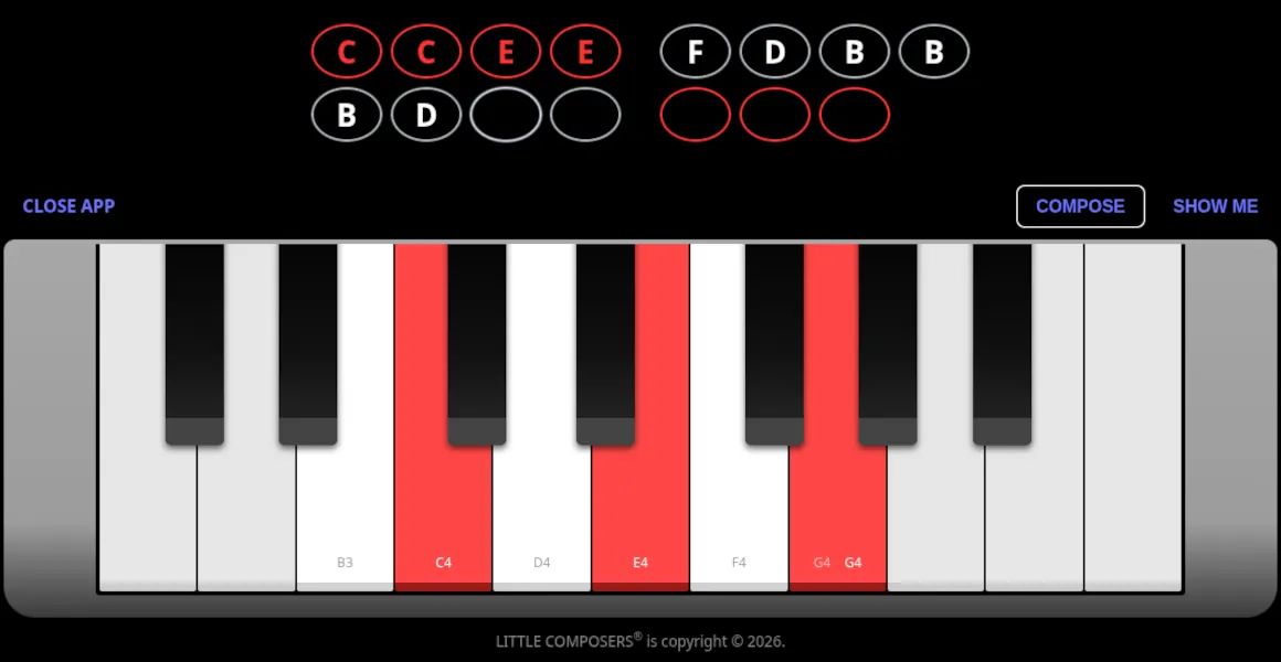 Little Composers Piano app